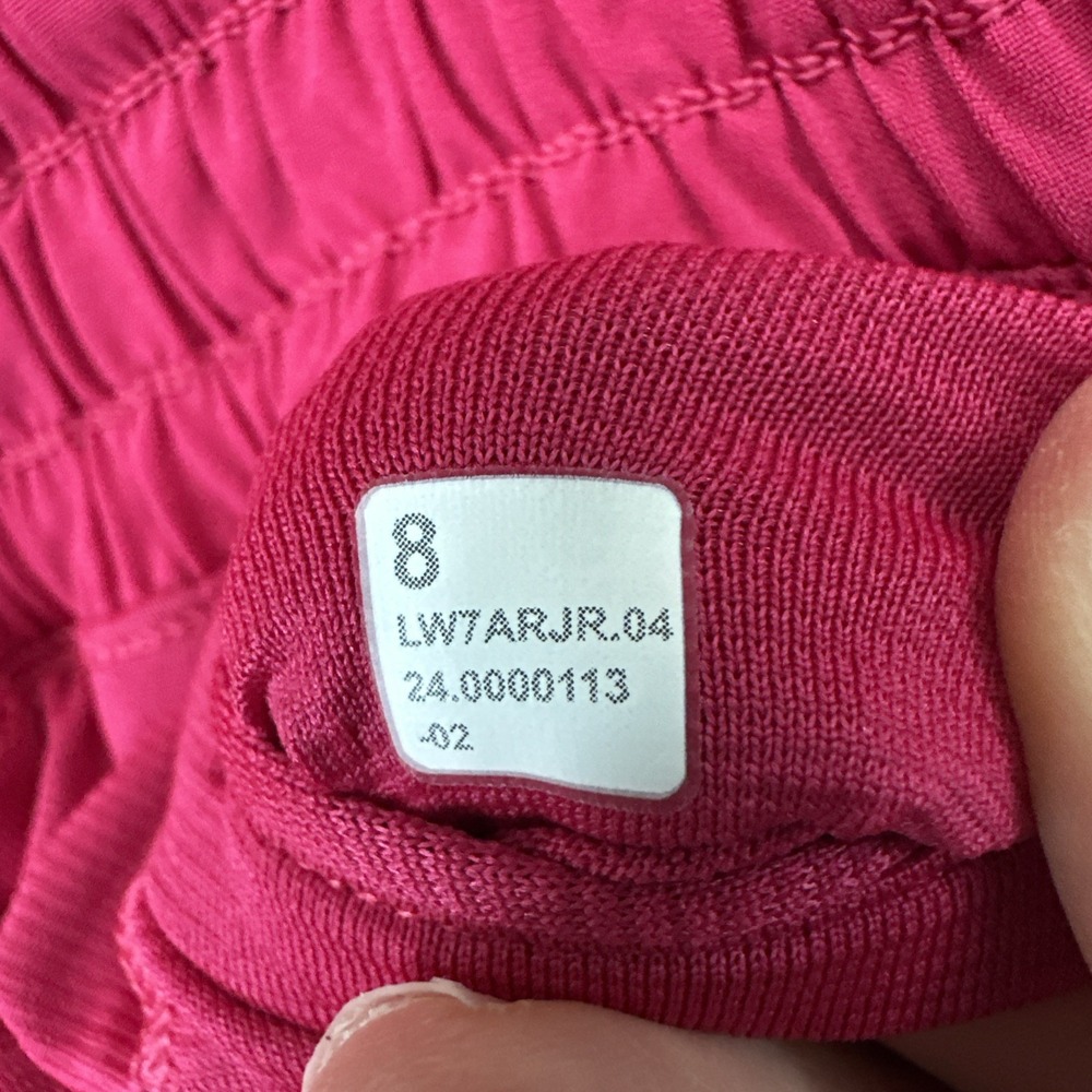 Lululemon Hotty Hot Shorts High Rise 2.5" Passionate Pink Athletic Women's 8 - Picture 7 of 9